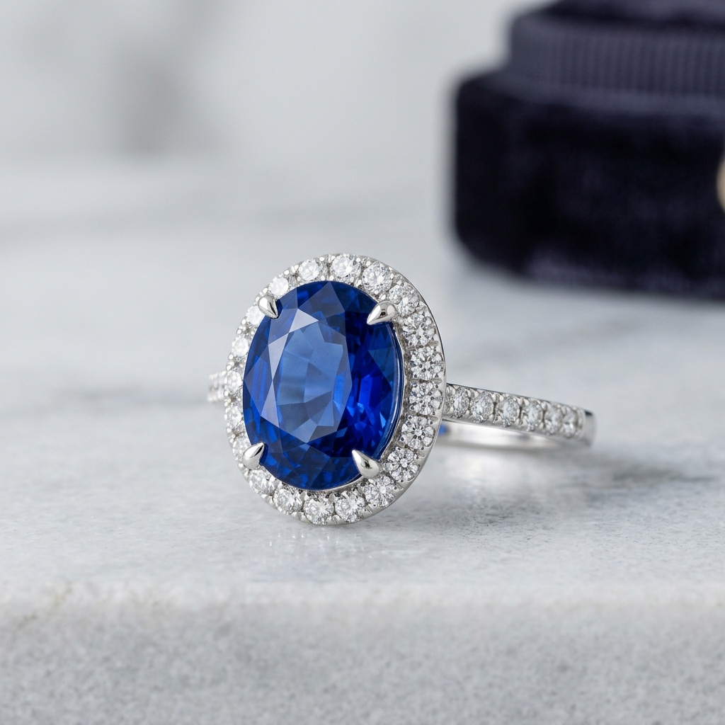 Anillo de Zafiro