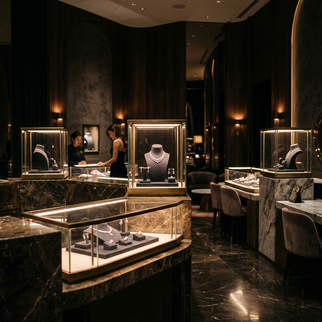 Interior premium de joyería